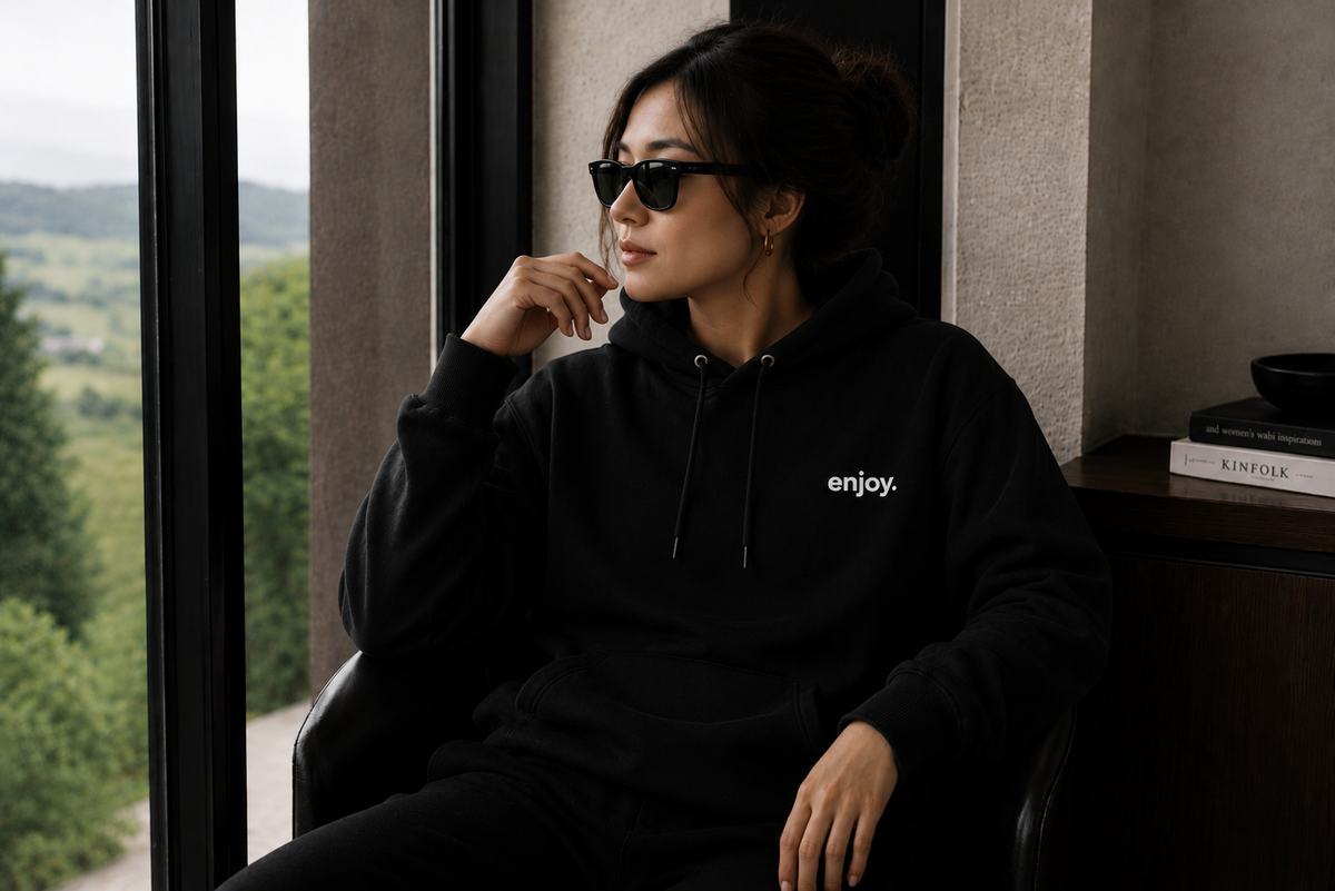 enjoy. hoodie.